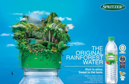 Spritzer Natural Mineral Water Passes Test for Plastics Contaminants