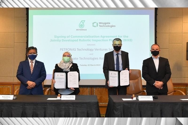 Petronas and Waygate Technologies to Commercialise Co-developed Robotic Inspection Solution