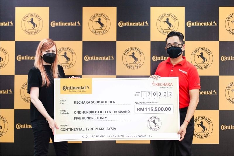 Continental Kicks Off 150 Years with a RM115,500 Donation to the Kechara Soup Kitchen