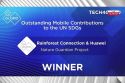 Rainforest Connection and Huawei&#039;s “Nature Guardian”Project Wins GSMA GLOMO for Outstanding Mobile Contribution to the UN SDGs