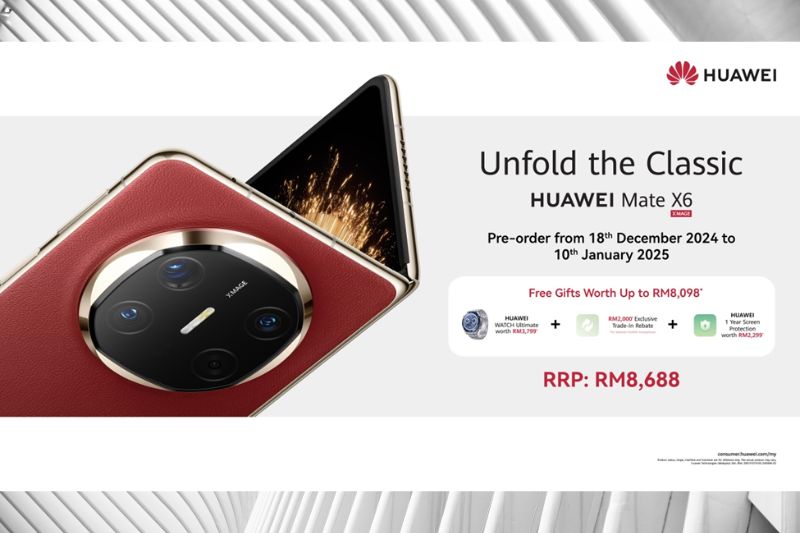 Huawei Unfold The Classic With Mate X6 for The Malaysian Market