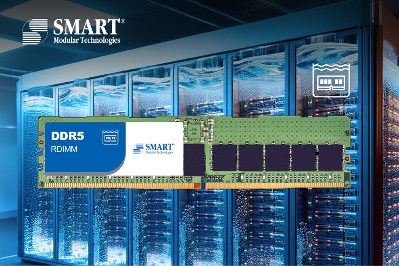 Smart Modular Technologies Introduces DDR5 RDIMMs with Conformal Coating for Liquid Immersion Servers