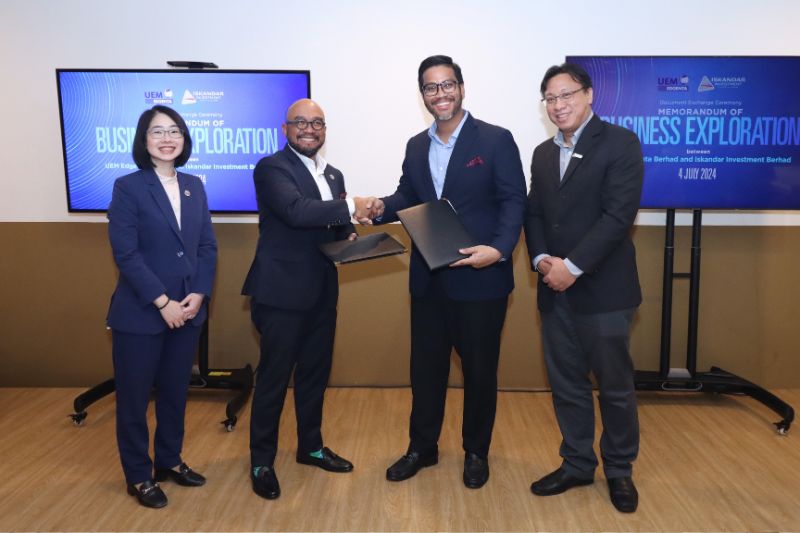 UEM Edgenta And Iskandar Investment Berhad Formalise Collaboration On The Advancement Of Sustainable Development In Medini