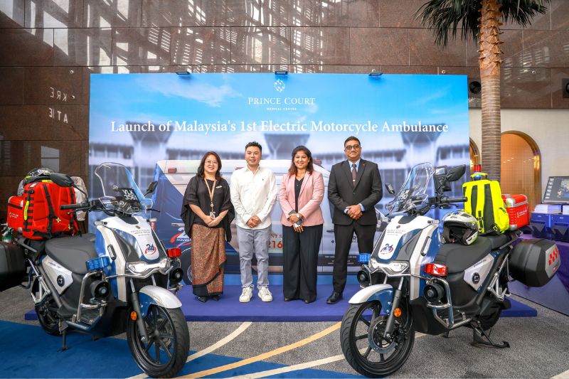 Prince Court Medical Centre Revolutionises Emergency Care with Malaysia’s First Electric Motorcycle Ambulance