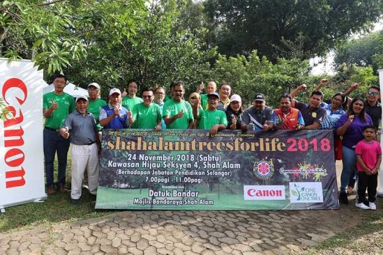Canon Making the Community Greener through ‘One Canon, One Tree’
