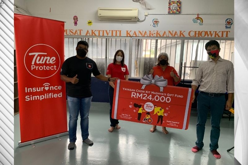 Tune Protect contributes RM24,000 from online product sales to Sustain Madhya’s Gift Fund