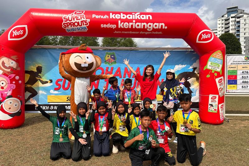 Yeo’s Supports Ministry Of Education’s  School Sports Programme With Nutritional Boost  For 300,000 Primary Students Nationwide