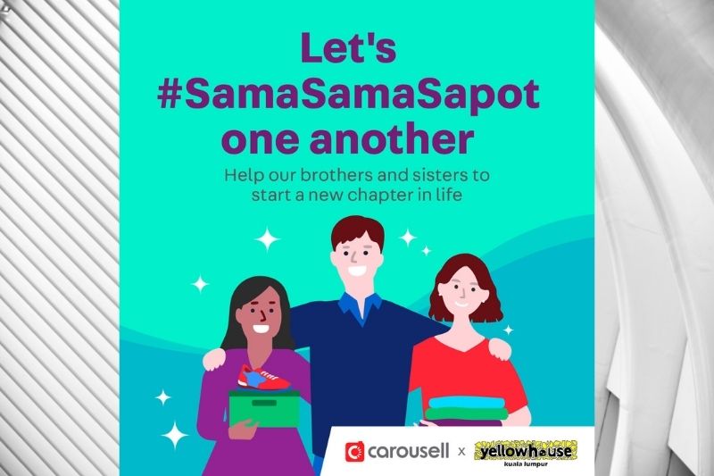 Carousell Partners Yellow House Kl to Launch #SamaSamaSapot, a Campaign to Help Prepare Disadvantaged Jobseekers to Return to Workforce