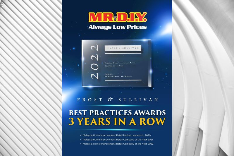 Frost &amp; Sullivan accords MR D.I.Y. “Company of the Year” award for the 2nd year in a row