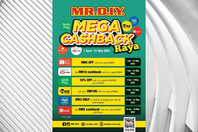 MR D.I.Y.’s Mega Cashback returns!