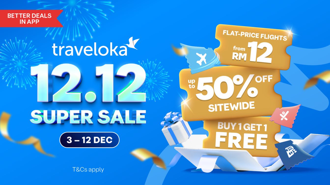 Short-Haul Travel Skyrockets: Traveloka Data Shows 80% of Malaysian Searches Focus on Nearby Destinations as 12.12 Super Sale Goes Live