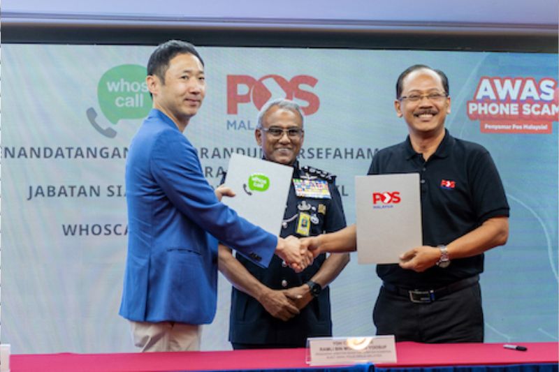 PDRM Teams Up with Strategic Partners, Pos Malaysia And Whoscall to Combat Parcel Scams