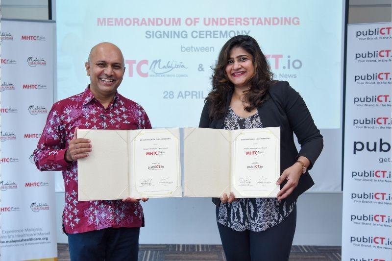 MHTC and local start-up PubliCT.io partner up to promote Malaysia as a healthcare travel destination