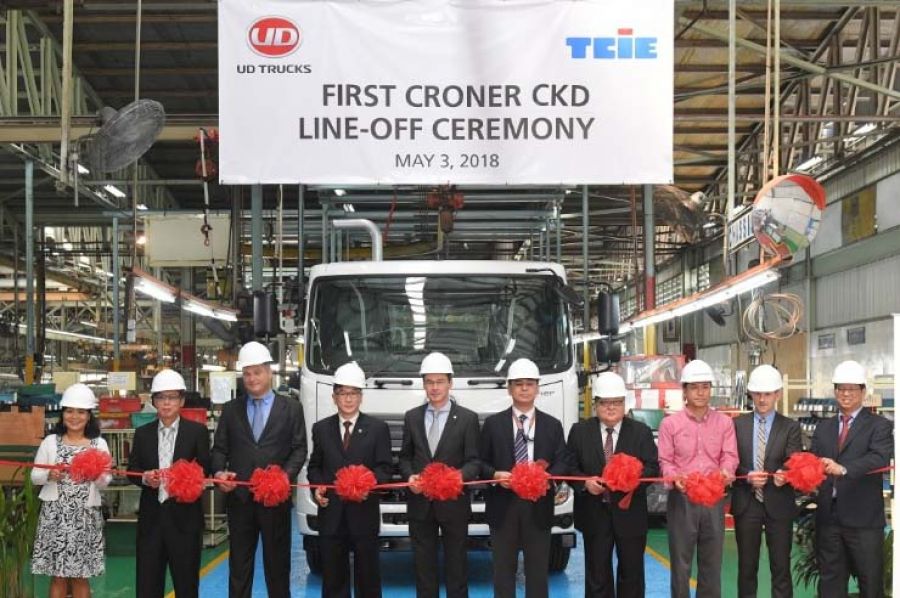 UD Trucks and TCIE Roll Out First Ever Locally-Assembled Medium-Duty Croner Truck
