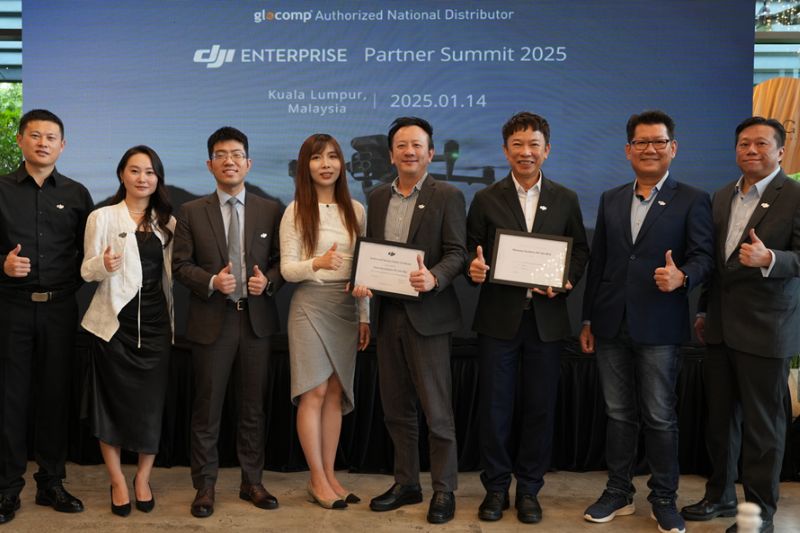 Glocomp Appointed Sole Authorised Distributor for DJI Enterprise in Malaysia