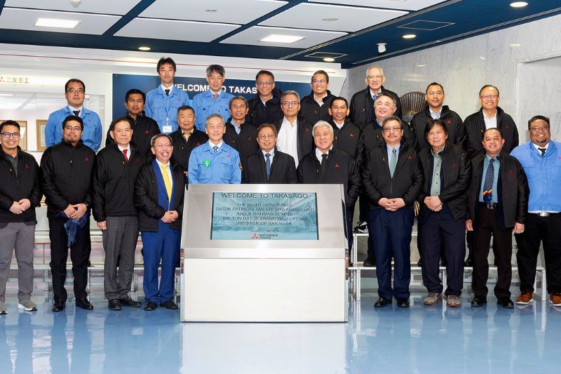 Sarawak Premier Makes Inaugural Visit to Mitsubishi Power’s Takasago Hydrogen Park