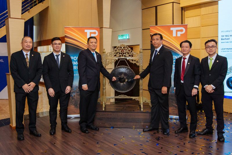 TP TEC Holding Surges 30% on Bursa Malaysia Debut
