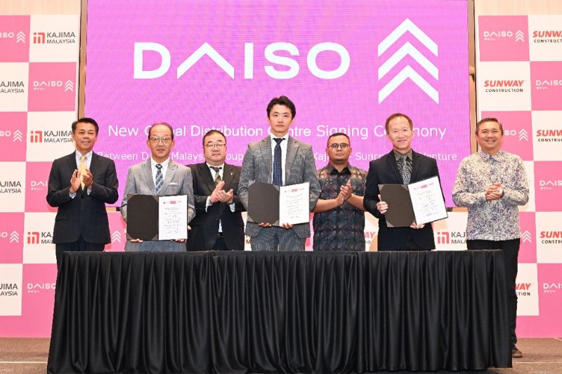 Daiso Malaysia Group Announces Groundbreaking Partnership for the development of Global Distribution Centre (GDC) in Malaysia