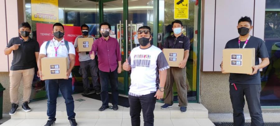SAM CONTRIBUTES FOOD PACK TO 16 MEMBERS	SET	TO BE ON DUTY AT TOKYO OLYMPICS