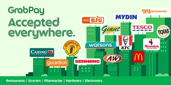 Pay With GrabPay at Malaysia’s Favourite Groceries, Pharmacies and Fast-Food Chains