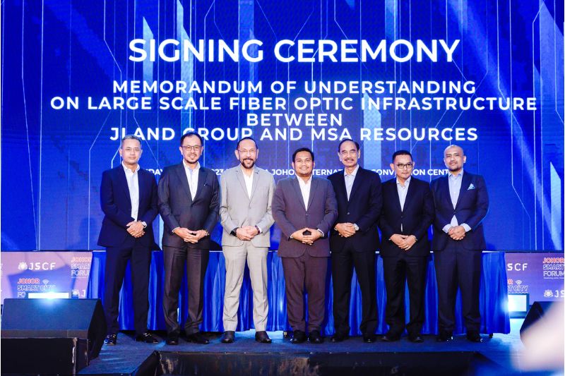 JLG &amp; MSAR collaborate for the Expansion of Dark Fibre Connectivity in Johor