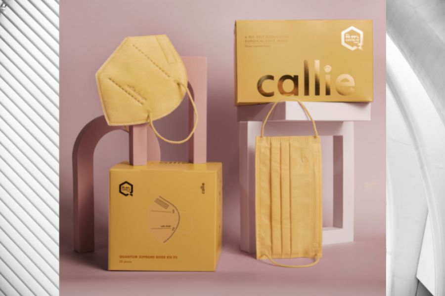 Callie Launches Breakthrough Virus-Killing Mask