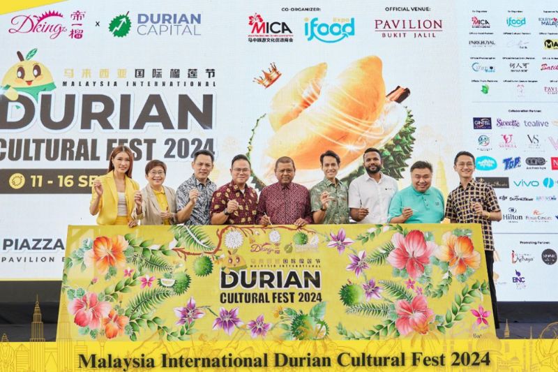 4th Malaysia International Durian &amp; Cultural Fest 2024 : Biggest Durian Buffet with YB Datuk Manoharan Periasamy, Director General of Tourism Malaysia &amp; Amber Chia, MIDCF Brand Event Ambassador