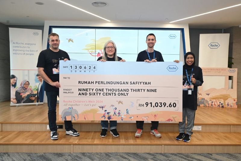 Building on a Legacy of Giving: Roche Malaysia Children&#039;s Walk 2024 raises RM91,039.60 for Children in Need