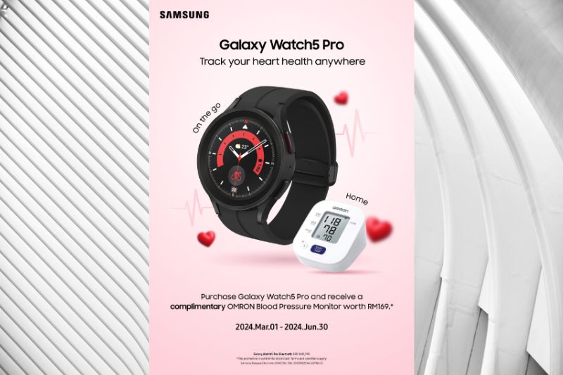 Galaxy Watch5 Pro at 50% off  and a Free OMRON BP Monitor!