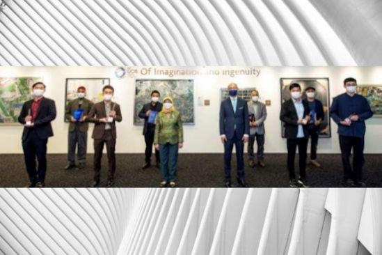 Artwork expressing serenity in isolation wins   2021 UOB Southeast Asian Painting of the Year