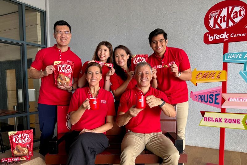 World’s First Ever KitKat® Chocolate Drink produced and launched in Malaysia!
