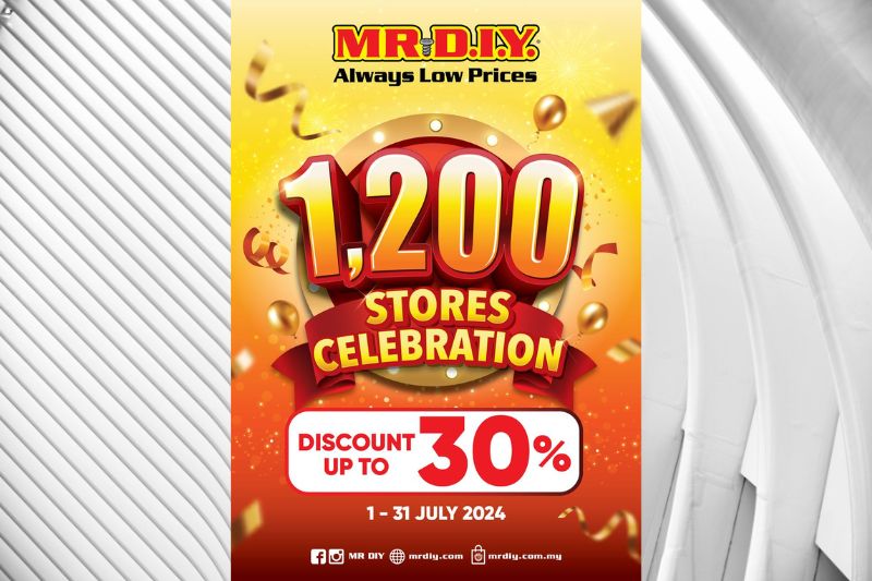 MR D.I.Y. celebrates 1,200 stores milestone with exciting promotions
