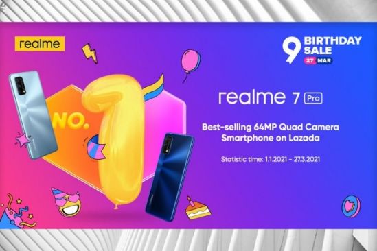 Realme Malaysia Unlocked New Achievements on Lazada Surprise Birthday Sale 2021