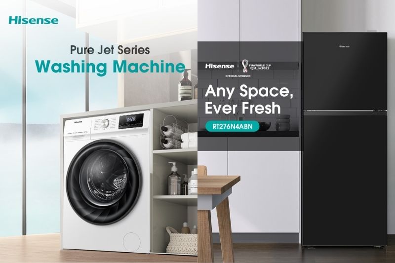 Hisense Malaysia Is Back With Two Additional Refrigerators and Two Large Capacity Front Load Washers
