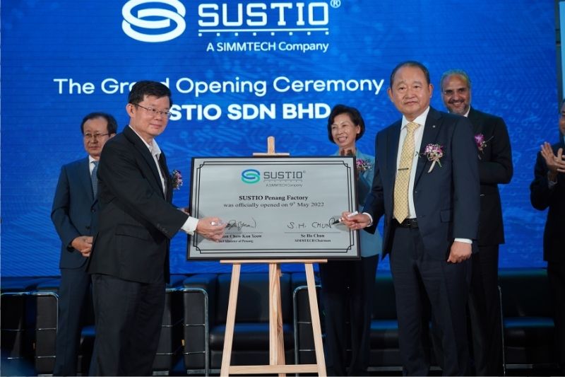 SIMMTECH to Deliver the First Made in Malaysia Memory Chip Packaging Substrate Through Its Malaysian Subsidiary SUSTIO Sdn. Bhd.