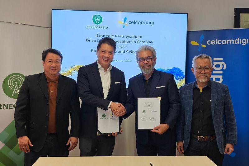 CelcomDigi and Borneo Restu in strategic partnership to drive digital innovation in Sarawak