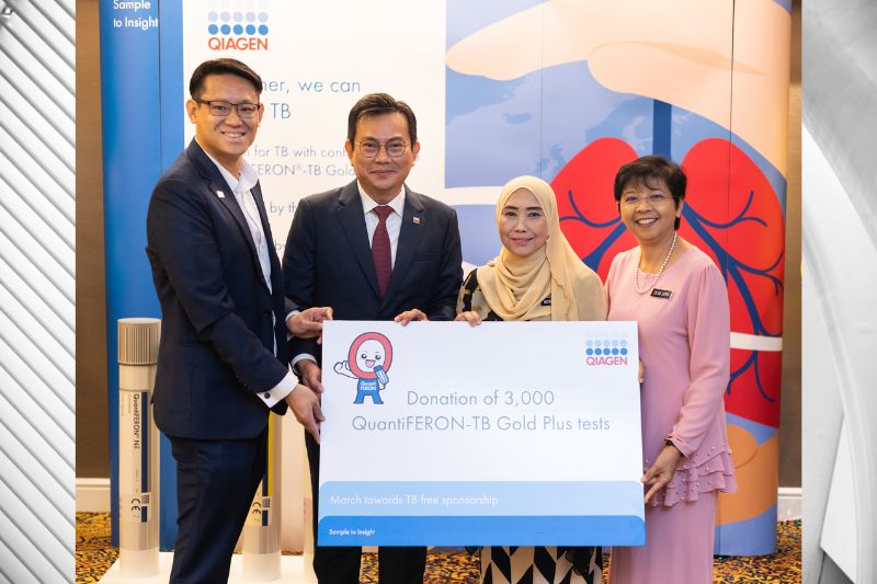 QIAGEN donates 3,000 tests for latent tuberculosis screening to the Ministry of Health Malaysia
