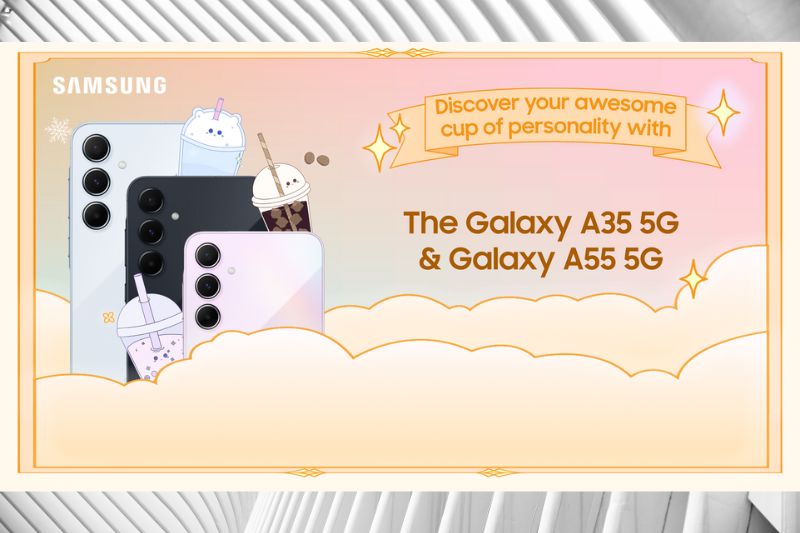 Discover Your Awesome Cup of Personality with the Galaxy A35 5G and Galaxy A55 5G