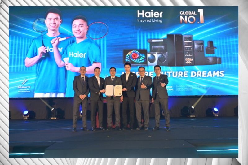Haier Renews Partnership with National Shuttlers Aaron Chia and Soh Wooi Yik