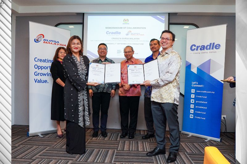 Cradle and Bursa Malaysia Collaborate to Facilitate Listing of Local Startups in Bursa Malaysia