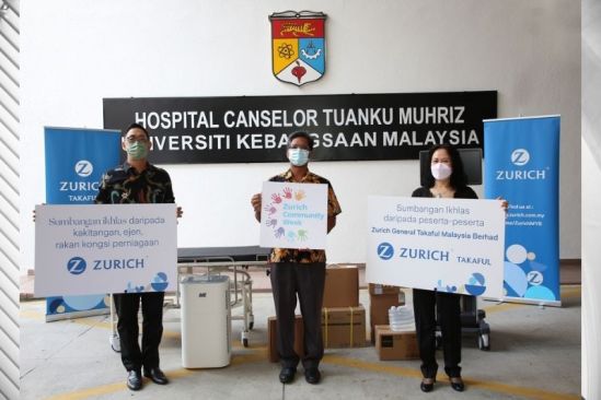 Zurich Malaysia contributes important medical equipment to  Hospital Canselor Tuanku Muhriz UKM