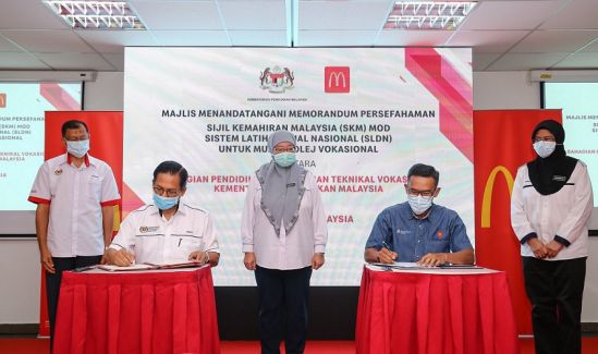 Vocational education opportunities for secondary students at McDonald’s Vocational Academy