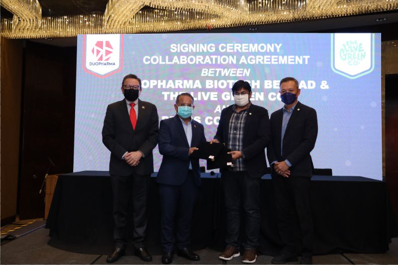 Duopharma Biotech and the Live Green Co to Develop Plant-only Wellness Foods and Plant-based Pharmaceuticals in Malaysia