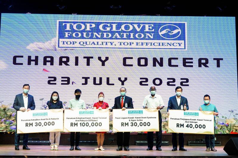 Top Glove Foundation’s Charity Concert Raises RM200,000 for Four Charitable Organisations