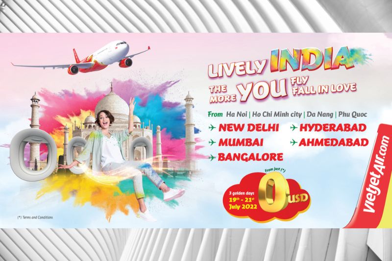 Vietjet expands India footprint, announcing 11 additional direct routes to key Indian cities from September 2022