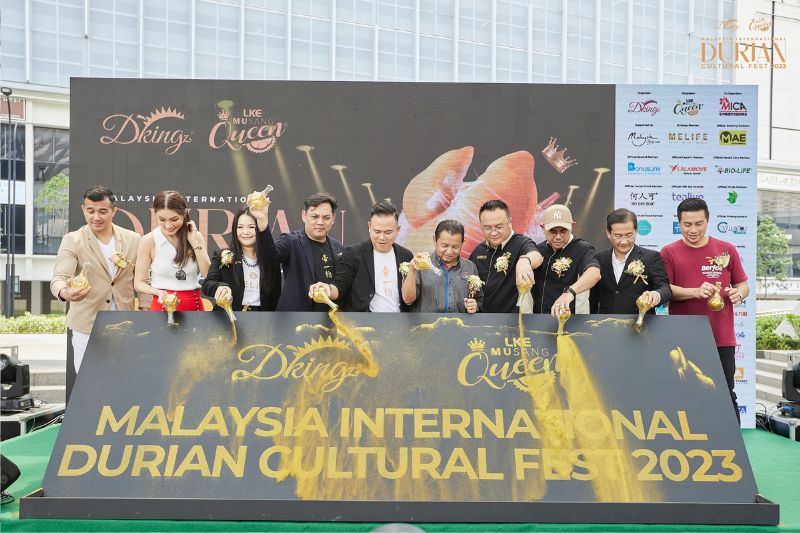3rd Malaysia International Durian &amp; Cultural Fest 2023 with Minister of Tourism, Arts &amp; Culture, Tourism Malaysia, Aaron Aziz, Amber Chia, Chan Fong