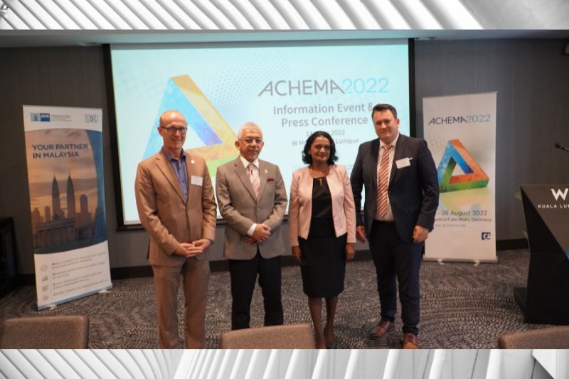 Malaysian Companies to Benefit From Attending World&#039;s Leading Trade Fair for Process Industries Achema in Frankfurt